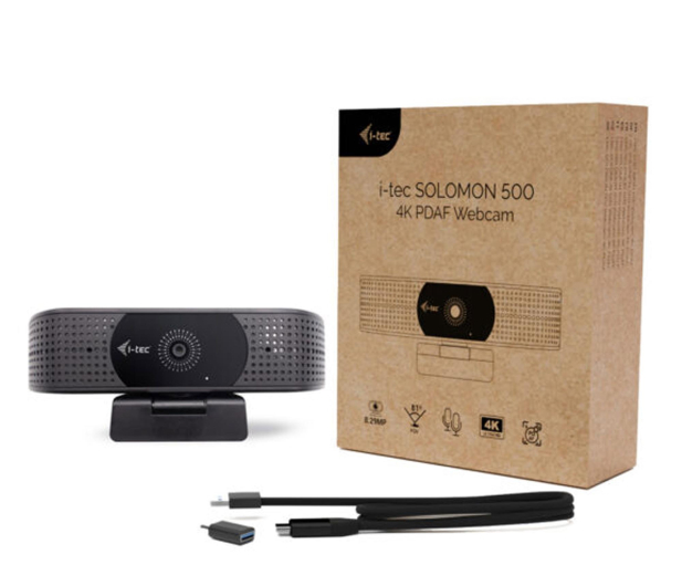 i-tec SOLOMON 500 4K PDAF Webcam - 1500422 - zdjęcie 4